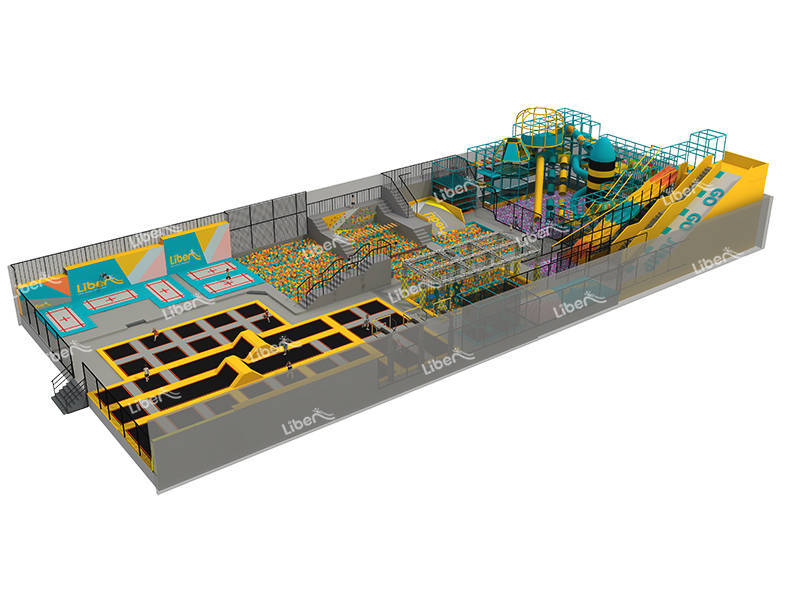 Complex Indoor Trampoline Park